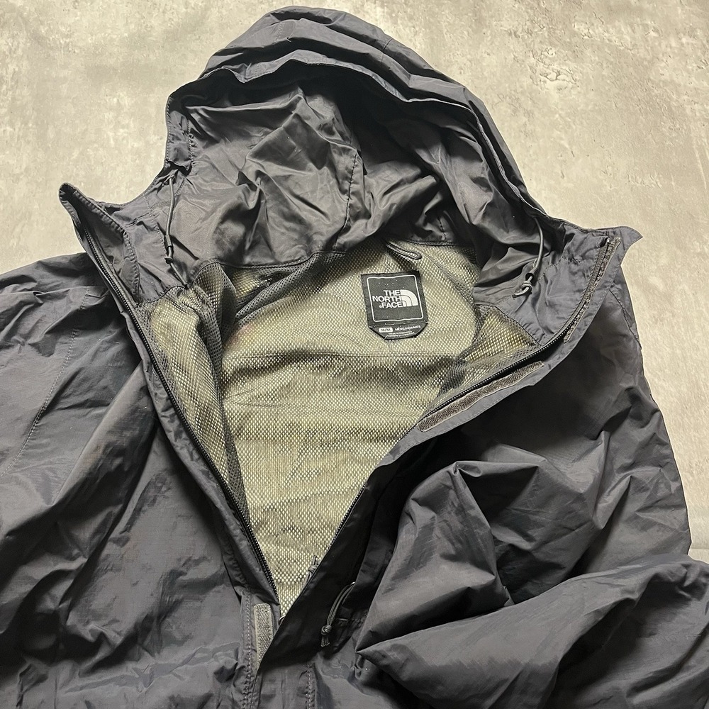 The North Face Hyvent Windbreaker Men's Size M Gray Wind Shell Orange Lining - Picture 8 of 11